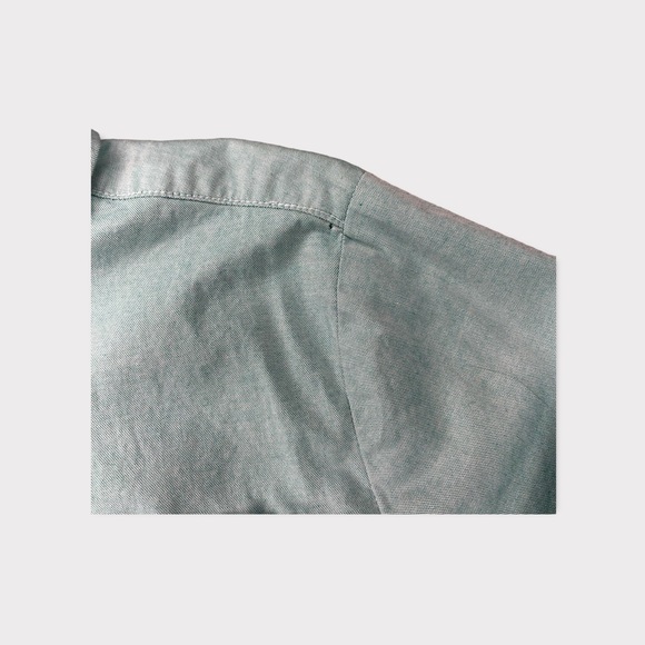 Fore!! Axel & Hudson Mint Button Down Top - Picture 4 of 5